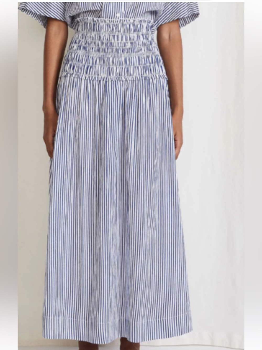 Apiece Apart Ora Smocked Maxi Skirt - Picture 2 of 11